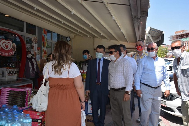 GURBETÇİLERE MASKE VE SOSYAL MESAFE DENETİMİ