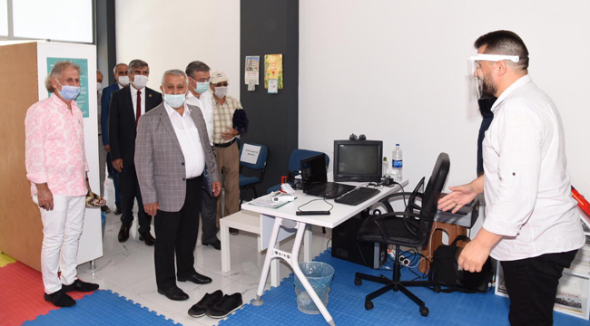 BAŞKAN ZEYBEK, KAYADİBİ MAHALLESİNİ ZİYARET ETTİ