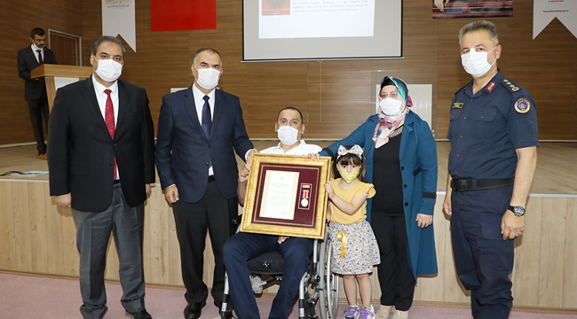 DEVLET ÖVÜNÇ MADALYALARI GAZİLERE TAKDİM EDİLDİ
