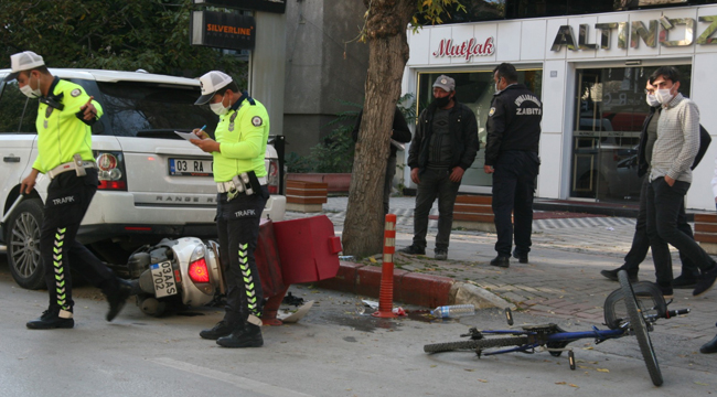 KONTROLDEN ÇIKTI, ÖNÜNE NE ÇIKTIYSA ÇARPTI