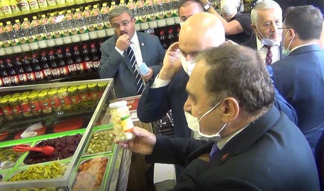 EROĞLU'NDAN KARAİSMAİLOĞLU'NA SARIMSAK TURŞUSU