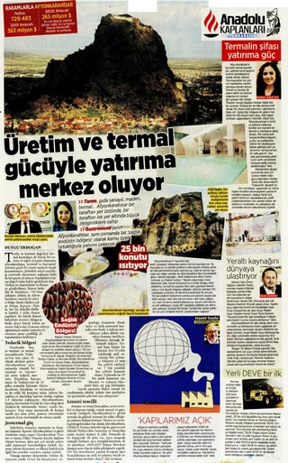 AFYONKARAHİSAR MİLLİYET GAZETESİ’NDE YER ALDI