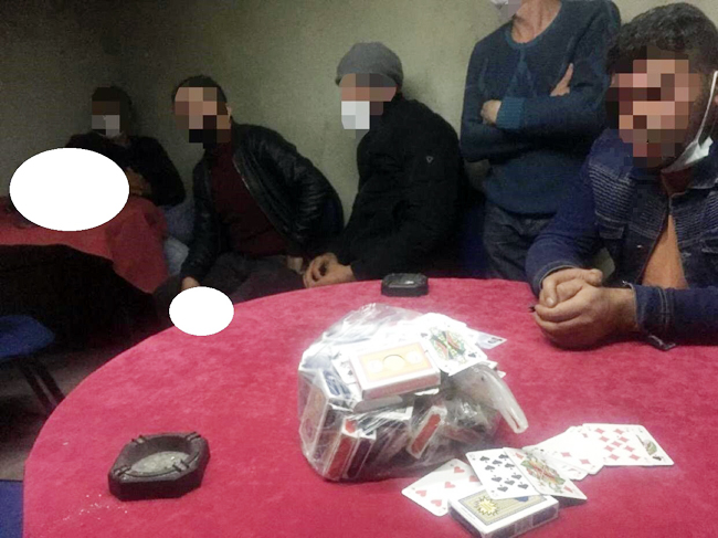 Yayla evine kumar baskınI: 9 gözaltı