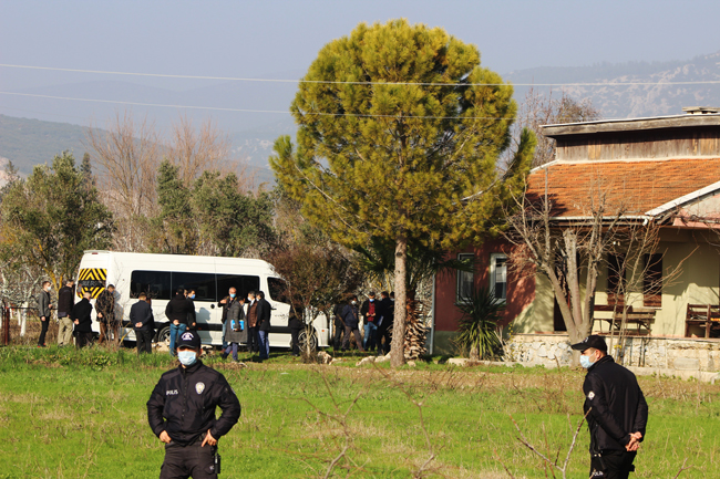 Vahşi cinayette keşif yapıldı