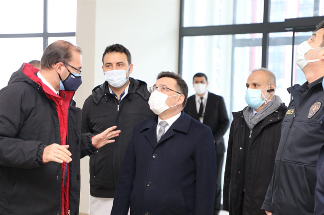 Vali Gökmen Çiçek’ten Geçmiş Olsun Ziyareti