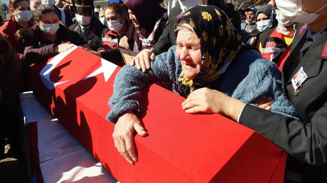 Afyon El-Bab şehidini gözyaşlarıyla uğurladı