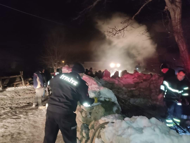 YANGINDA KORKU DOLU ANLAR