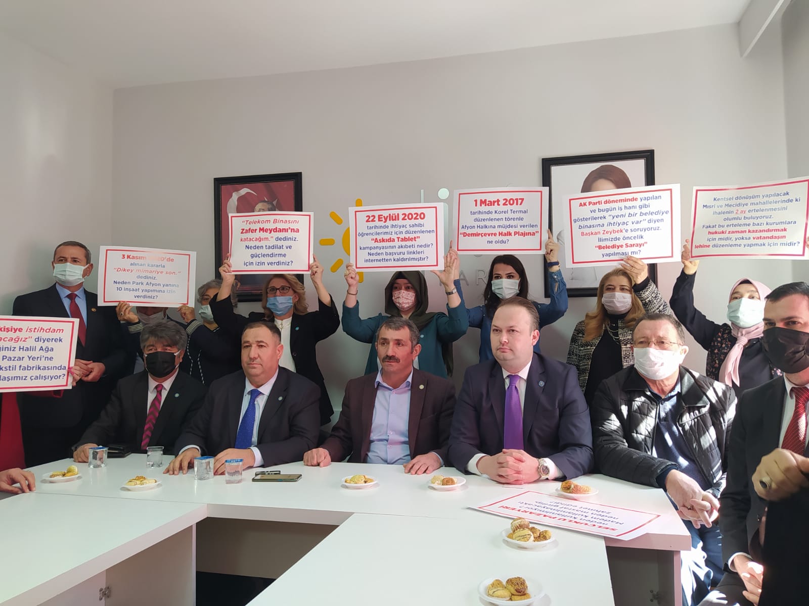 İYİ PARTİ MERKEZ İLÇE BAŞKANLIĞI AÇILDI