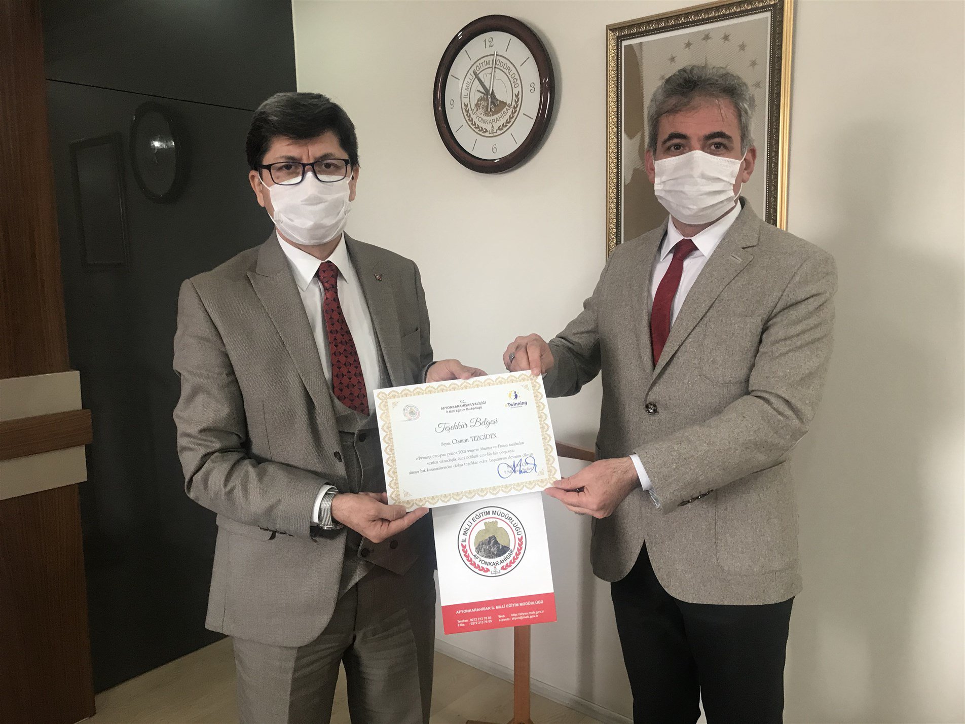 TÜRKİYE'NİN İLK ÖDÜLÜ AFYON'A VERİLDİ