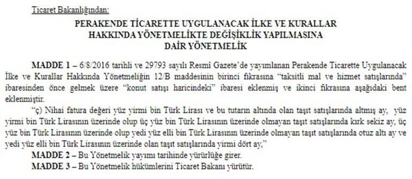 Otomobil satışlarında yeni dönem!