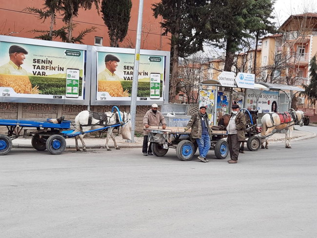Asırlık at arabacılık can çekişiyor