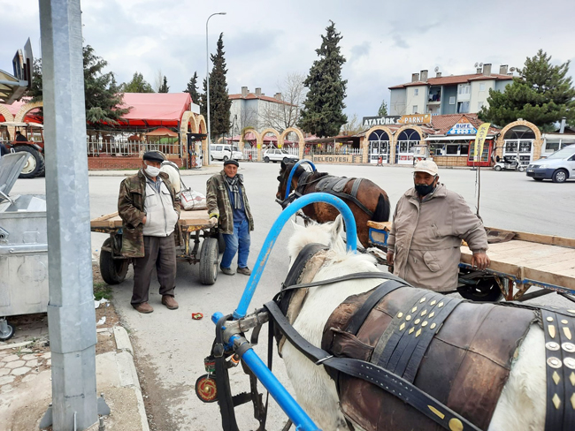 Asırlık at arabacılık can çekişiyor