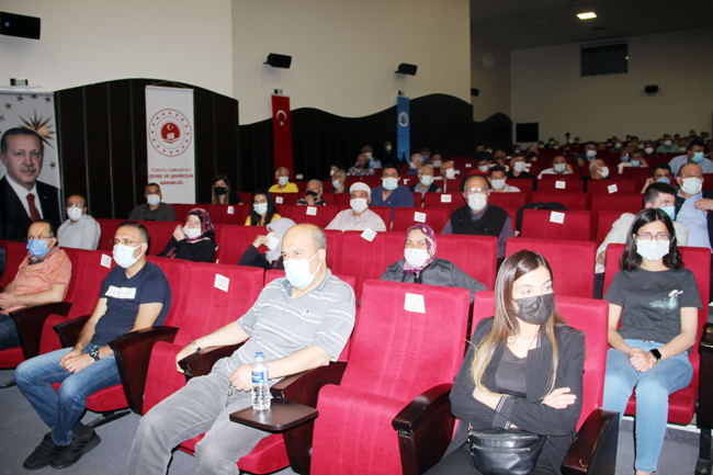 BAKAN KURUM MISRİ MAHALLESİ KENTSEL DÖNÜŞÜM HAK SAHİPLERİNE SUNUM YAPTI