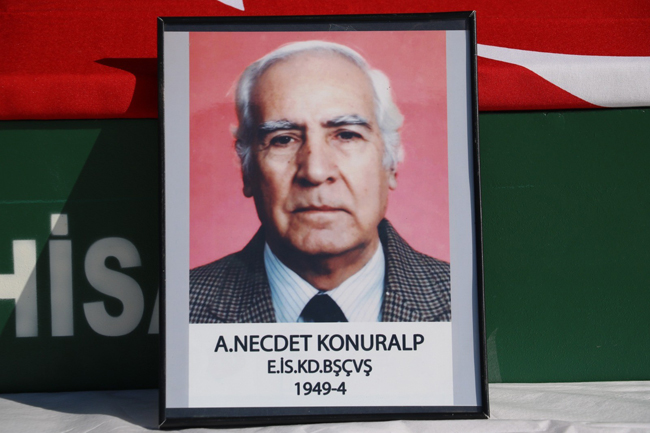 Vefat eden başçavuş askeri törenle sonsuzluğa uğurlandı