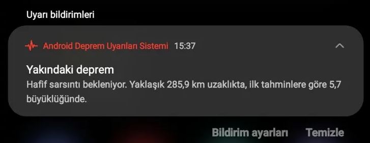 5.4 BÜYÜKLÜĞÜNDE KORKUTAN DEPREM!