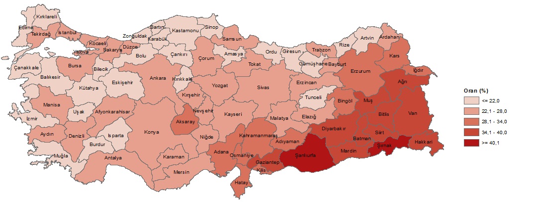 TÜİK AÇIKLADI, TÜRKİYE'NİN NÜFUSUNU YÜZDE 26,5 İLE ÇOCUKLAR OLUŞTURDU