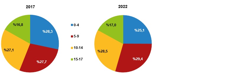 TÜİK AÇIKLADI, TÜRKİYE'NİN NÜFUSUNU YÜZDE 26,5 İLE ÇOCUKLAR OLUŞTURDU