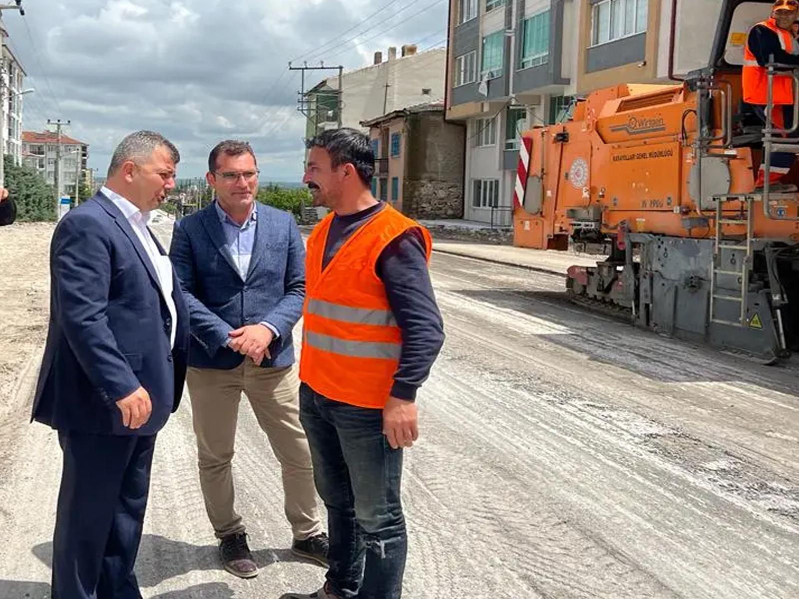 ALTYAPI BİTTİ ÜSTYAPI ÇALIŞMALARINA GEÇİLDİ
