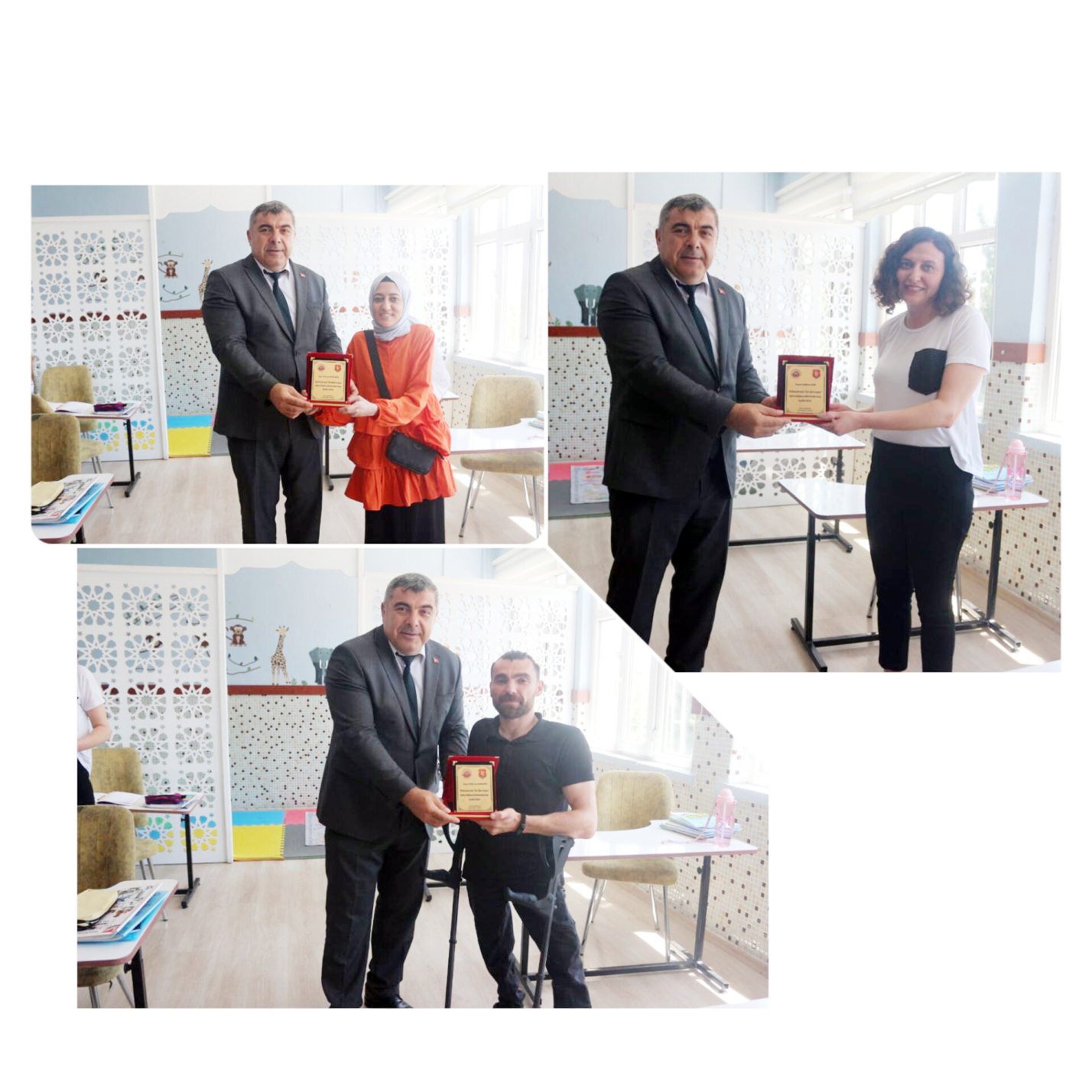 HAYIRSEVERLER PLAKETLE ÖDÜLLENDİRİLDİ