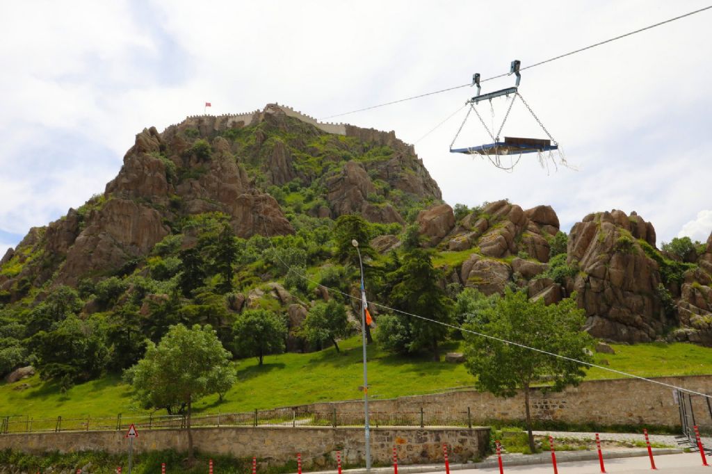 TELEFERİK PROJESİNDE ÇALIŞMALAR HIZLA İLERLİYOR