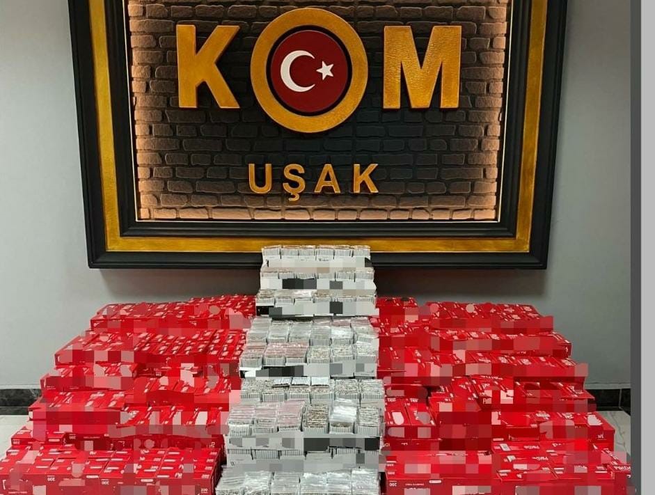 13 MİLYON 185 BİN KAÇAK MAKARON ELE GEÇİRİLDİ