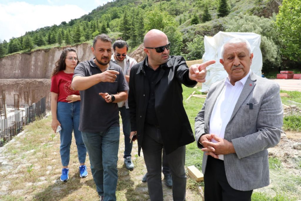 TELEFERİK PROJE ALANINDA HUMMALI ÇALIŞMA