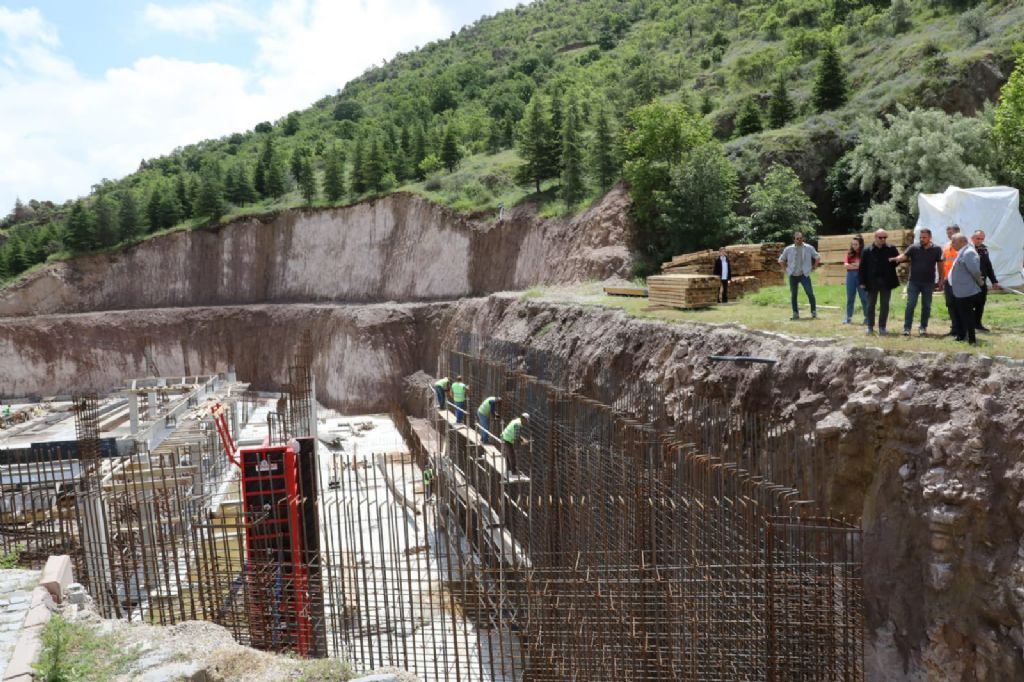 TELEFERİK PROJE ALANINDA HUMMALI ÇALIŞMA