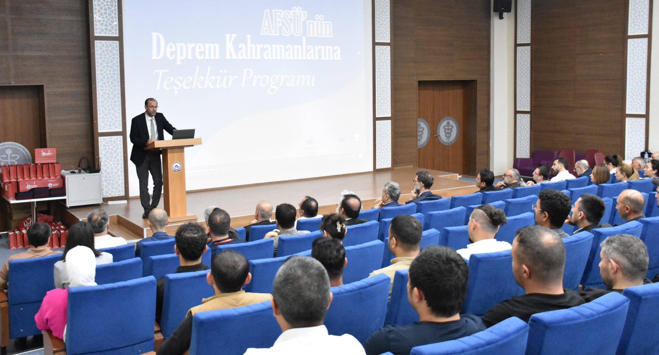 AFSÜ'NÜN DEPREM KAHRAMANLARINA ÖZEL TÖREN