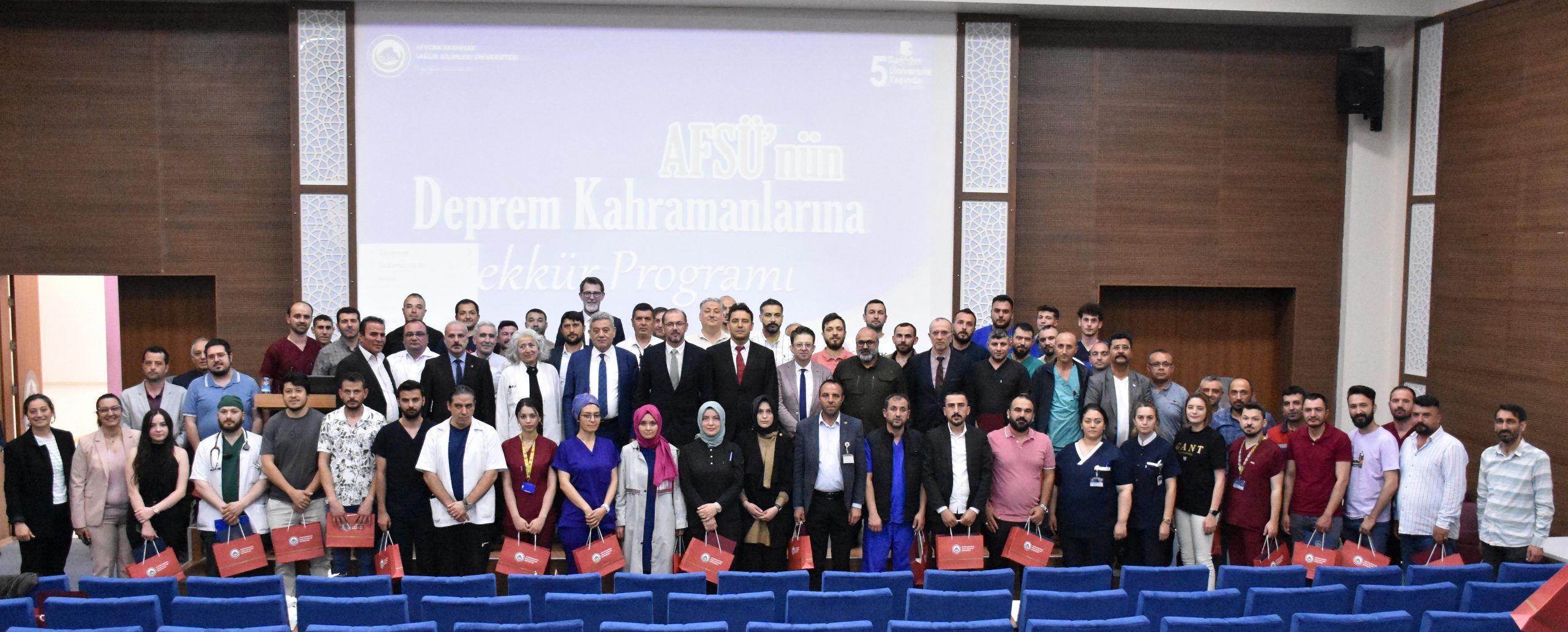 AFSÜ'NÜN DEPREM KAHRAMANLARINA ÖZEL TÖREN