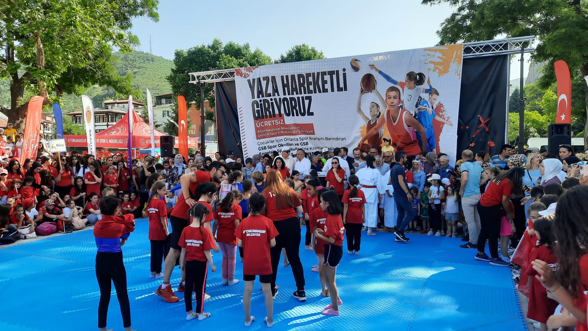 YAZ SPOR OKULLARI SEREMONİSİ DÜZENLENDİ