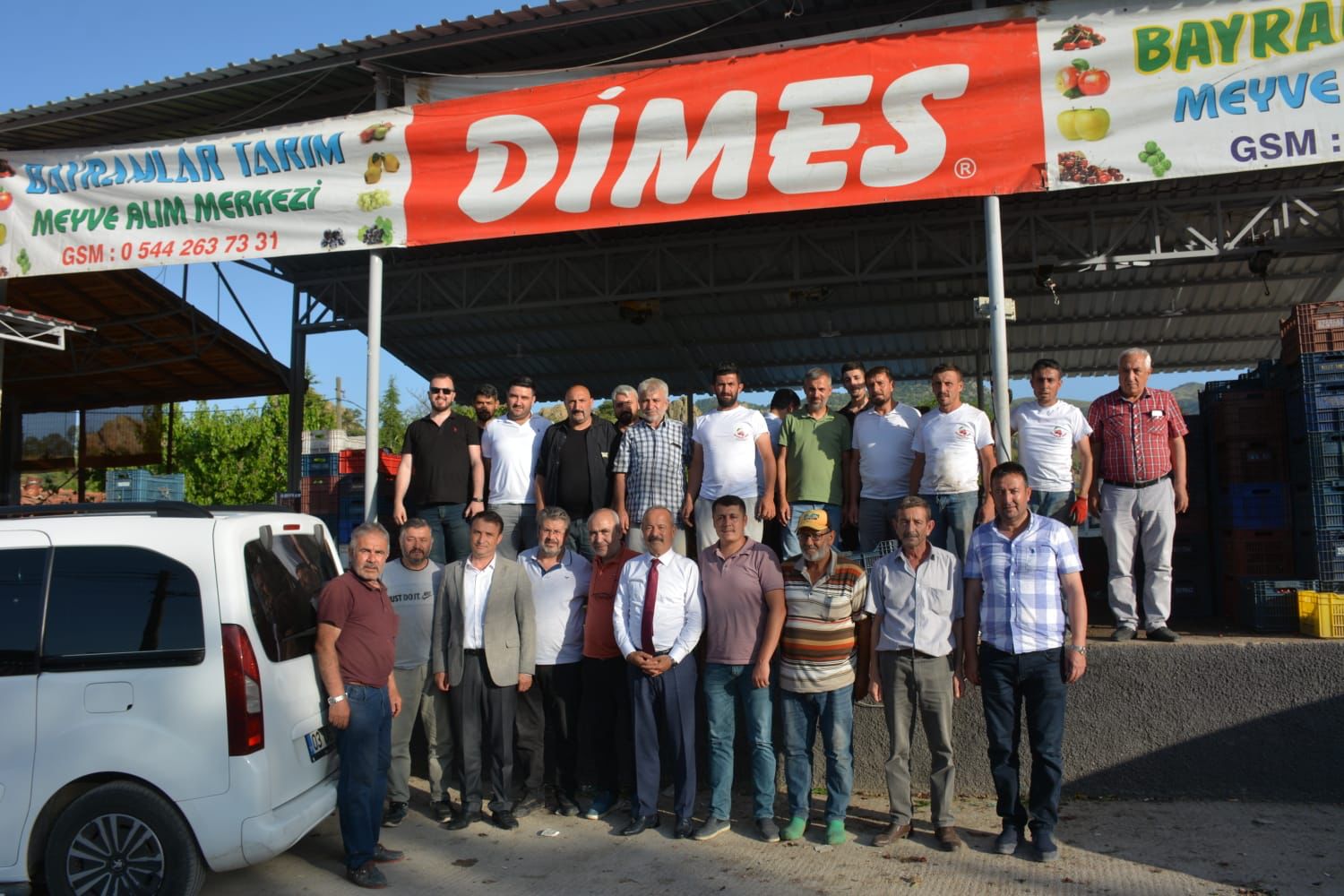 MHP HEYETİ KİRAZ ÜRETİCİSİNİ YALNIZ BIRAKMADI
