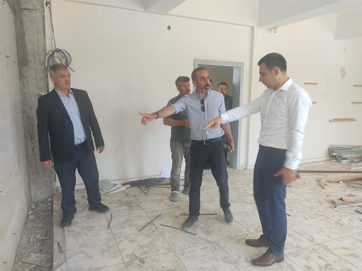 KAYMAKAM SÜLÜN İNCELEMELERDE BULUNDU