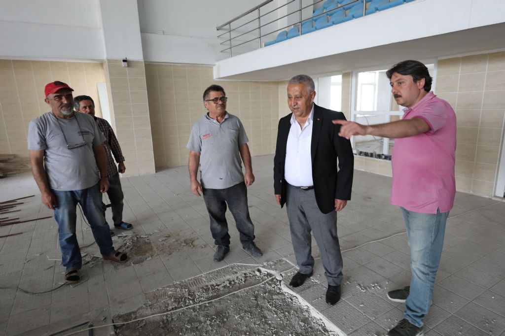 OLİMPİK YÜZME HAVUZU REVİZE EDİLİYOR