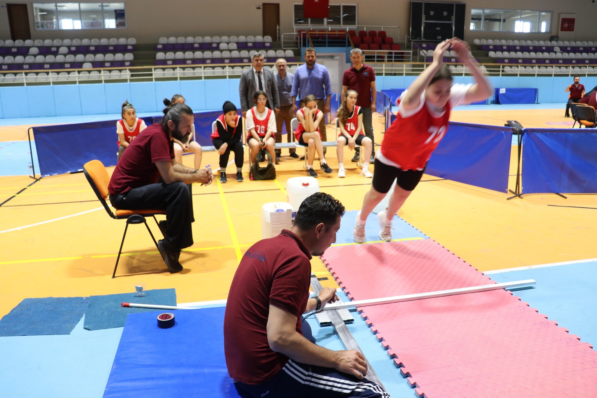 SÜNNETCİ SPOR PARKURLARINI İNCELEDİ