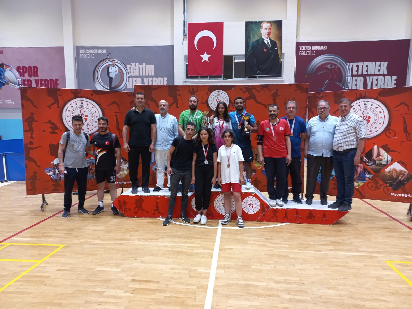 15 TEMMUZ ŞEHİTLERİ ANISINA MASA TENİSİ TURNUVASI