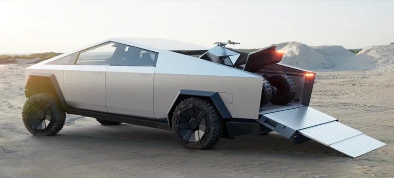 ÜRETİLEN İLK TESLA CYBERTRUCK BANTTAN İNDİ