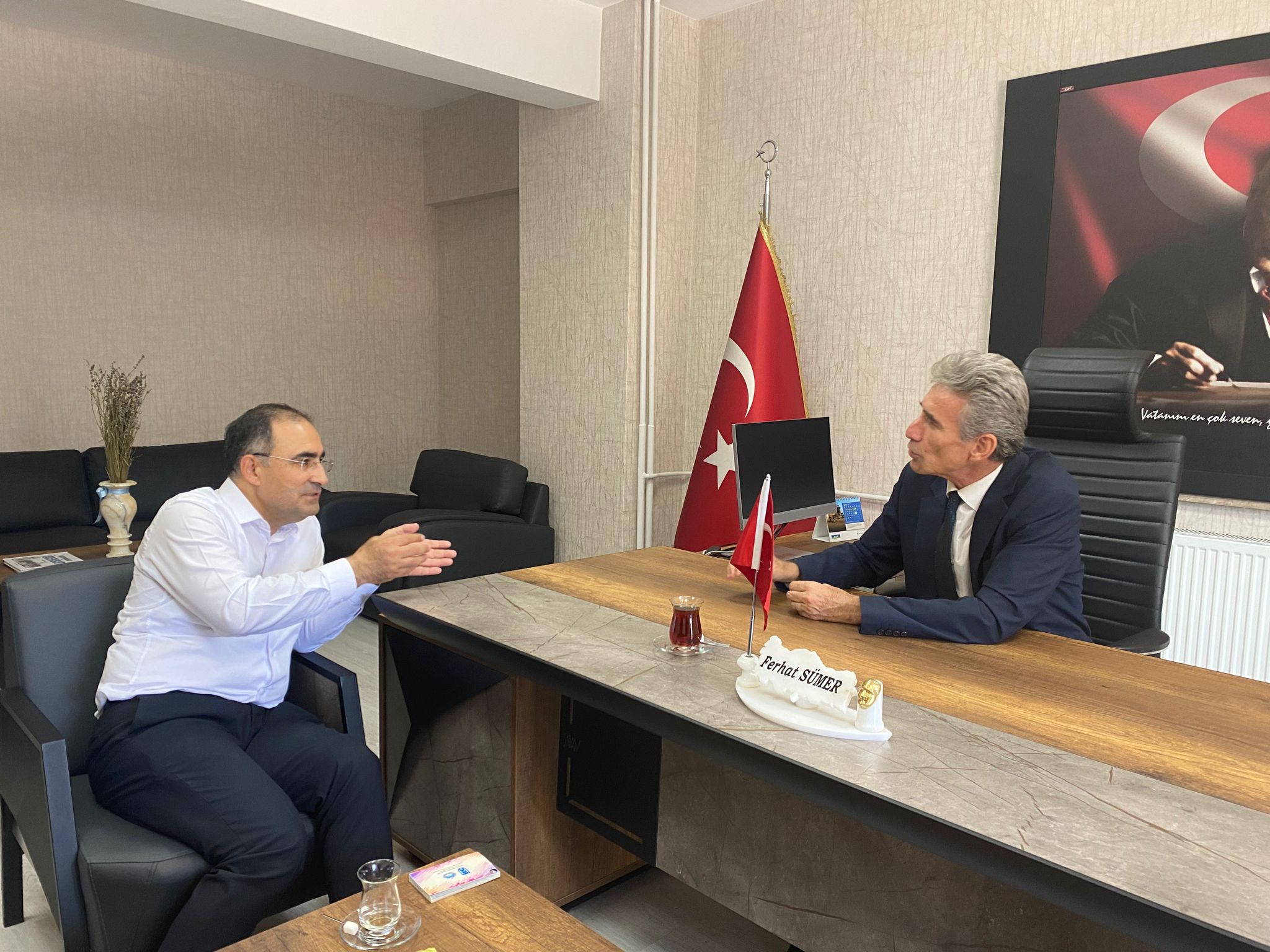 ARSLAN KURUM ZİYARETLERİNE DEVAM EDİYOR
