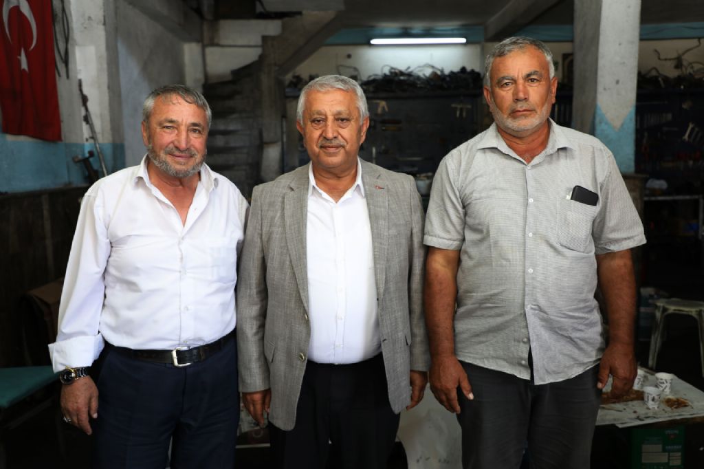 BAŞKAN ESNAF ZİYARETLERİ İÇİN YİNE SAHADA
