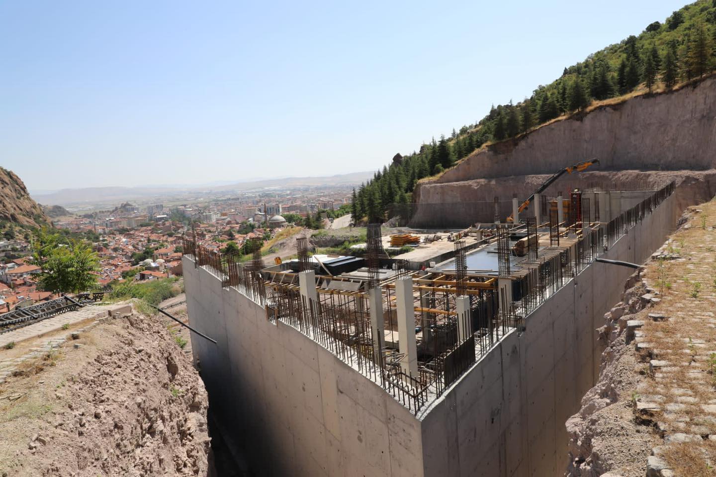 TELEFERİK PROJESİNDE ÇALIŞMALAR TAM GAZ