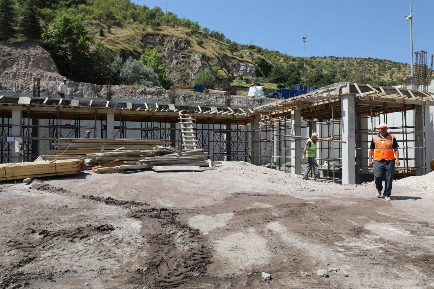 TELEFERİK PROJESİNDE ÇALIŞMALAR TAM GAZ