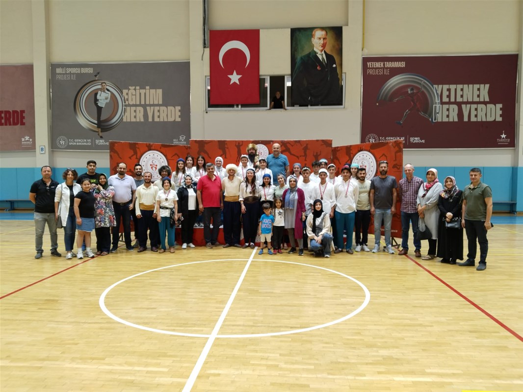 50 SPORCU YETENEKLERİNİ SERGİLEDİ