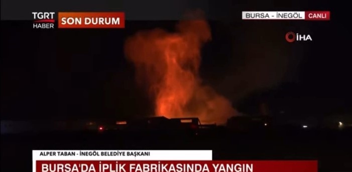 CANLI YAYINDA FABRİKA BÖYLE PATLADI