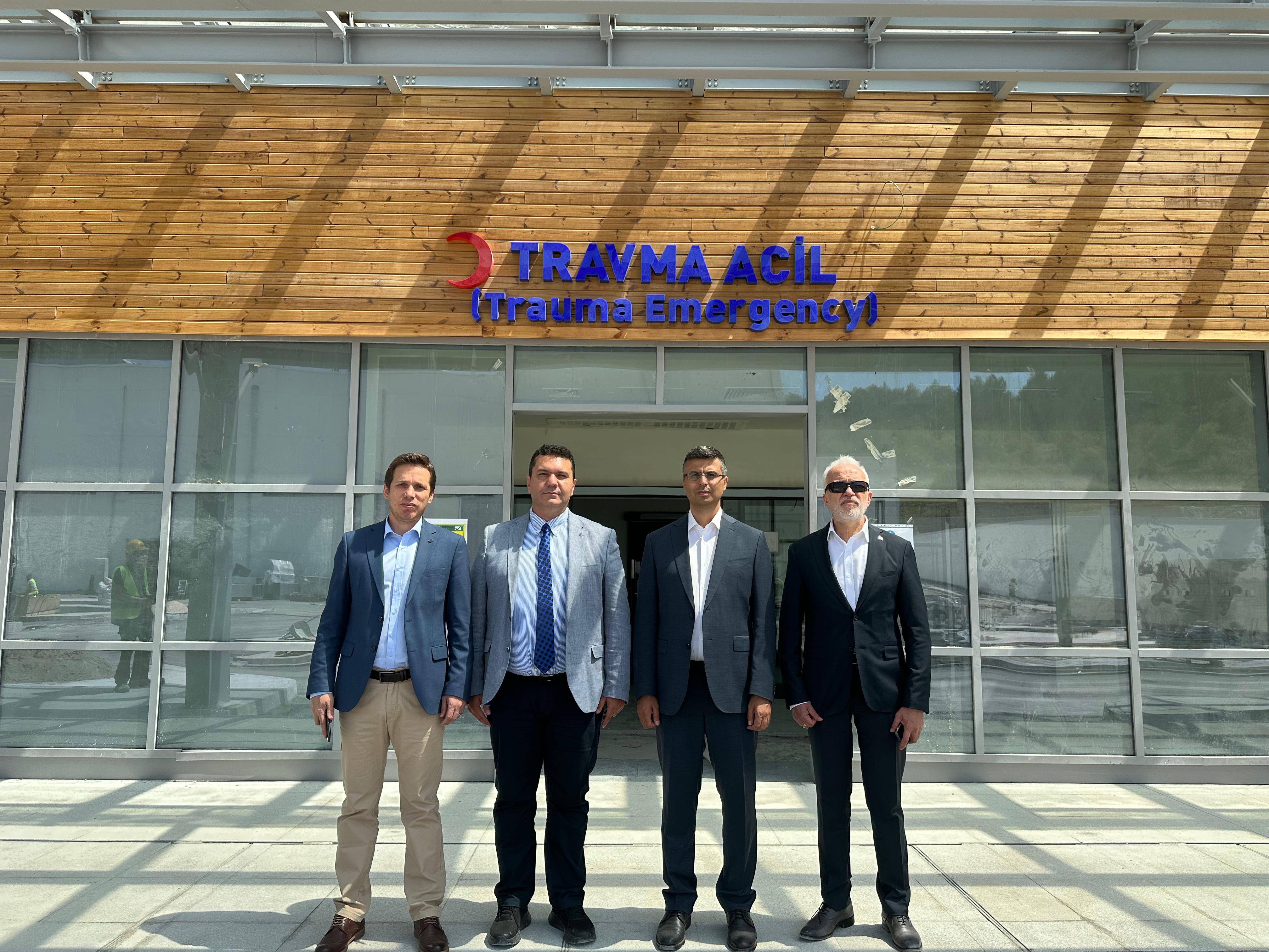 SAĞLIK MÜDÜRÜ KORKMAZ KOMŞU ZİYARETLERİNDE