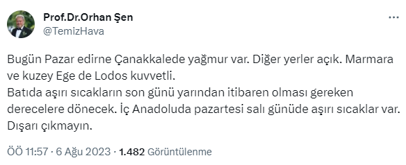 AFYON'DAN EYYAM-I BAHUR GİDİYOR