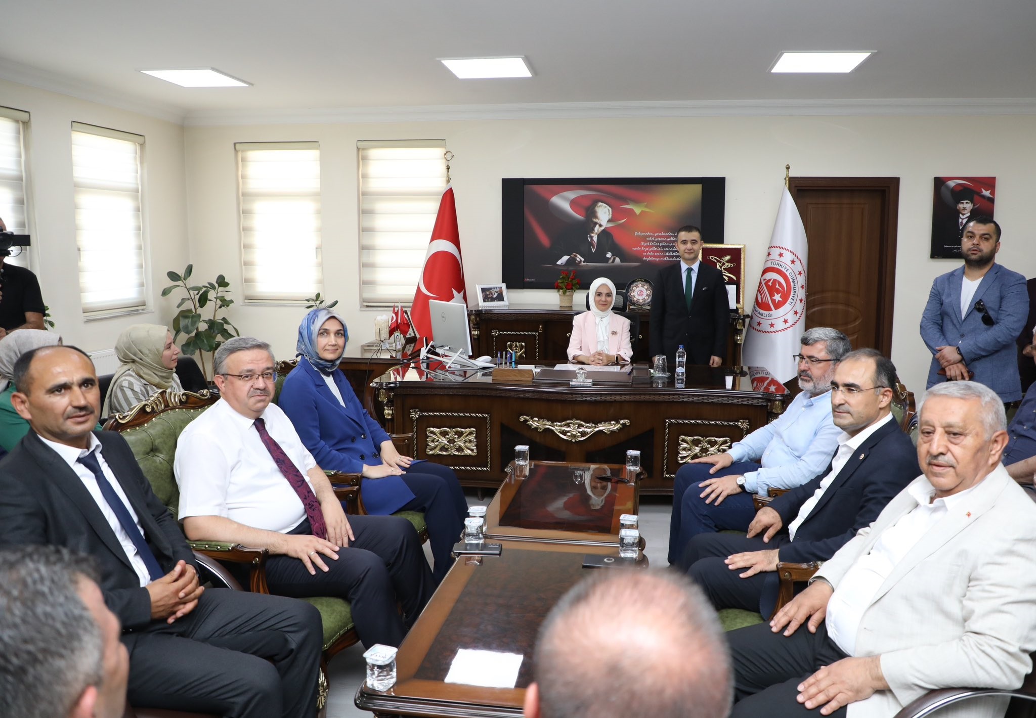 BAKAN GÖKTAŞ’TAN KAYMAKAMLIĞA ZİYARET