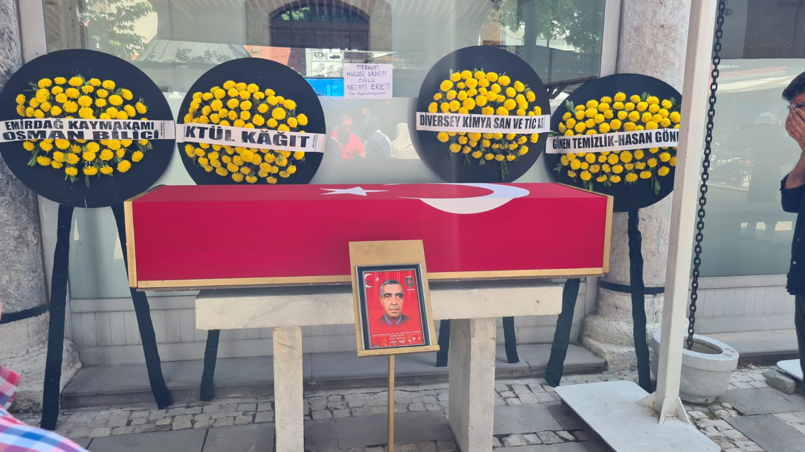 YAŞAMINI YİTİREN GAZİ ÜSTEĞMEN ‘E SON GÖREV