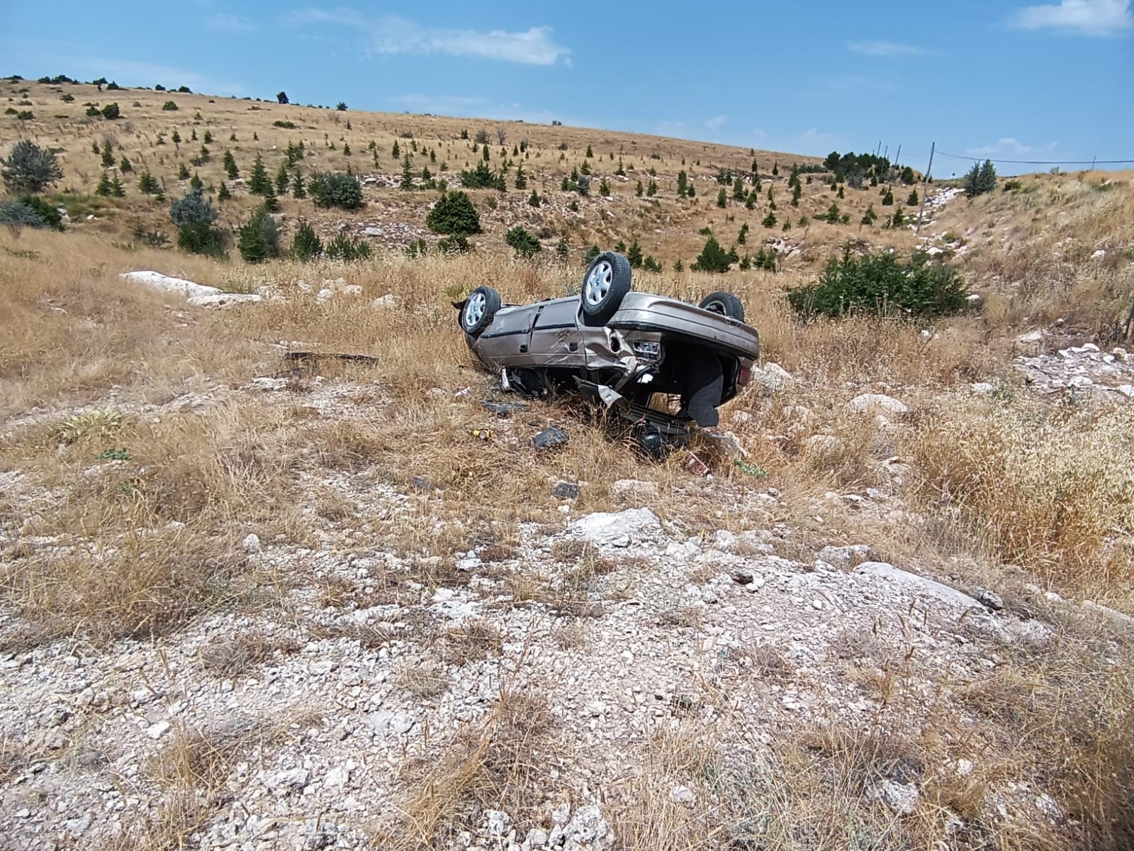 10 METRELİK ŞARAMPOLDEN AŞAĞI DÜŞTÜ