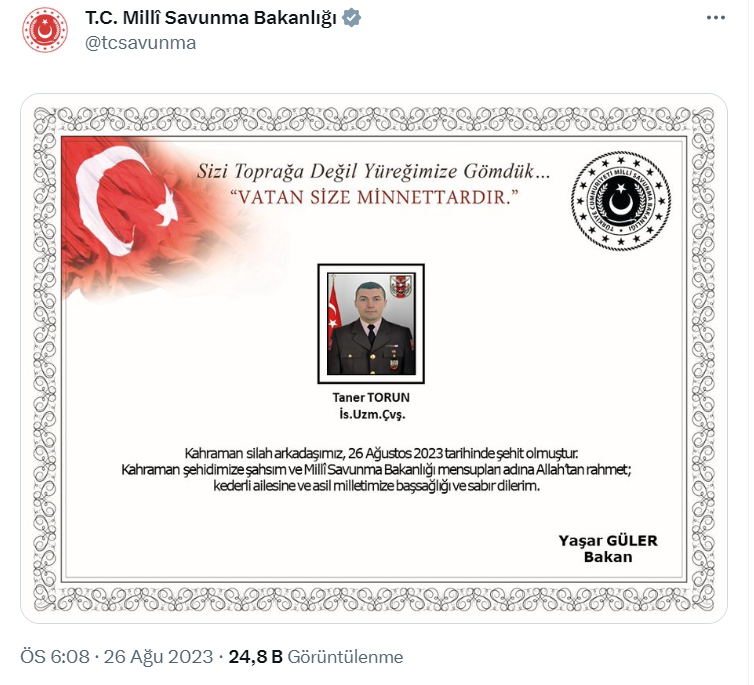 ŞEHİDİMİZ VAR