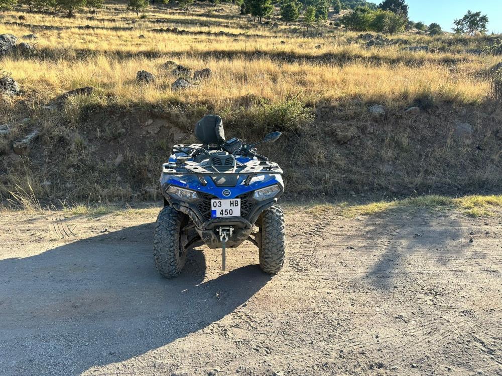 KONTROLDEN ÇIKAN ATV DEVRİLDİ