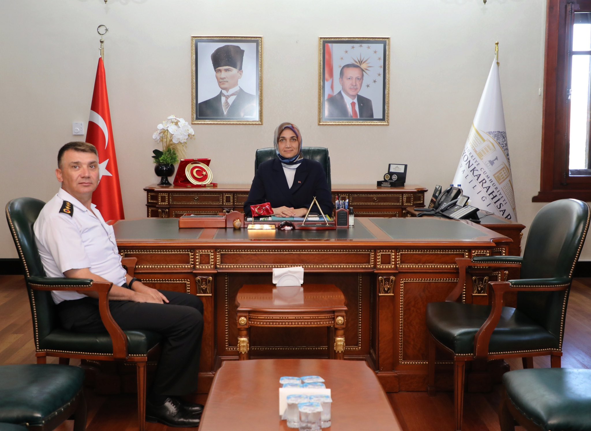 ALBAY GÜLTEN'DEN VEDA ZİYARETİ